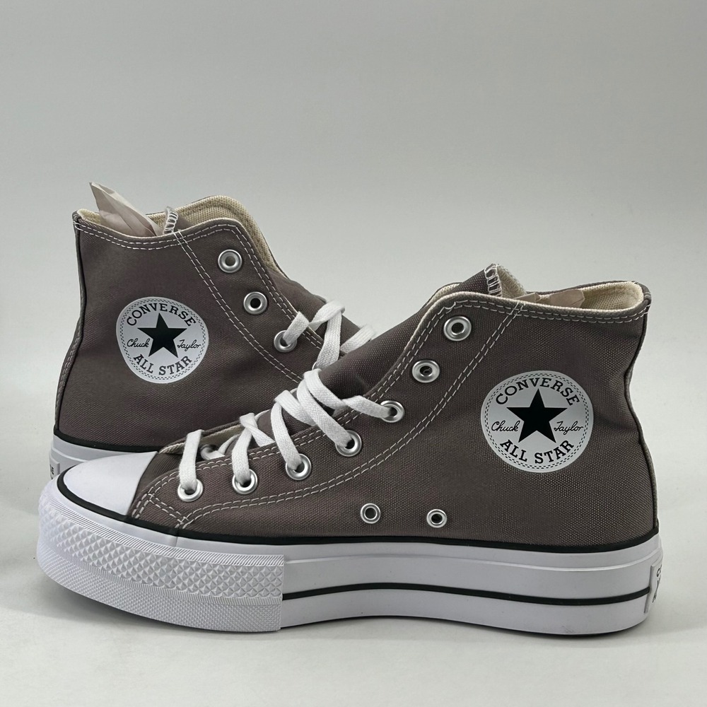 Converse Chuck Taylor All Star Lift Platform Women 8 Iron Grey A12309F High Top